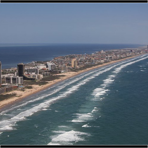 South Padre Island Beach Line